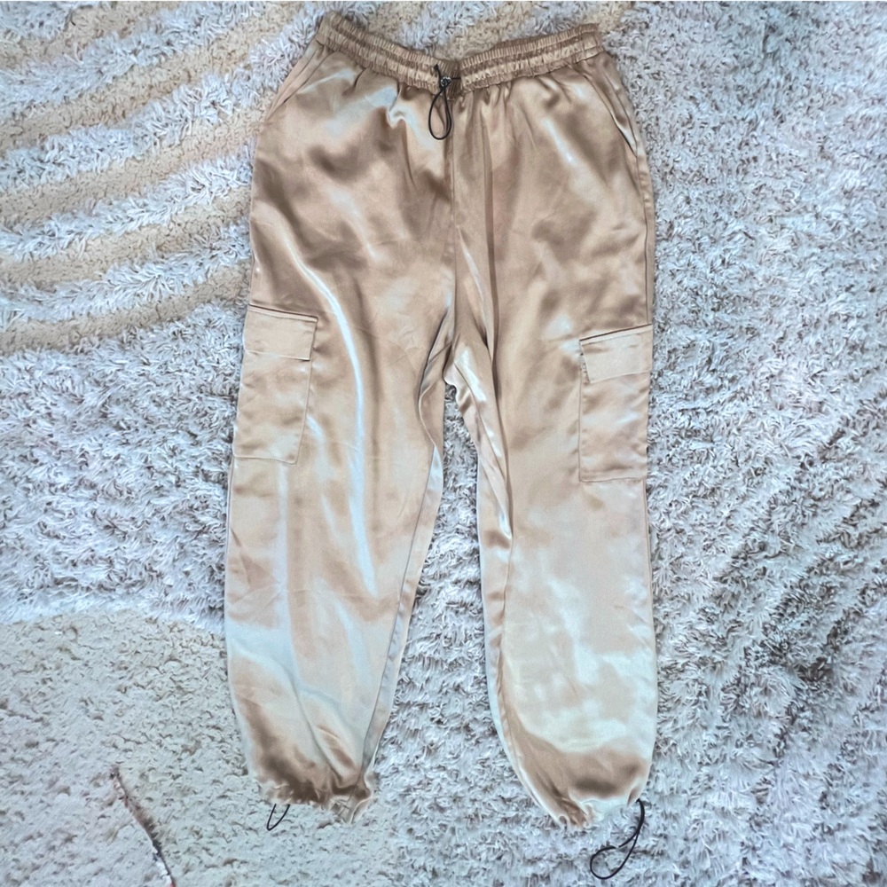 Superdown Gold Cargo Drawstring Pant - image 5